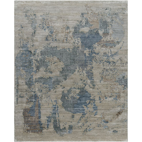 Opulence 108 X 72 inch Sage/Dark Grey/Ash Handmade Rug in 6 x 9