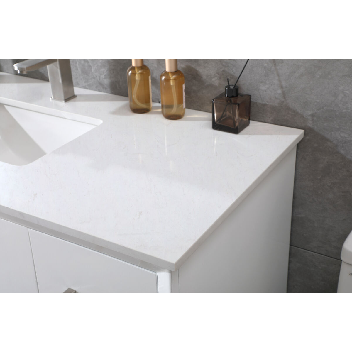 Hayes 84 X 22 X 35 inch White Vanity Sink Set