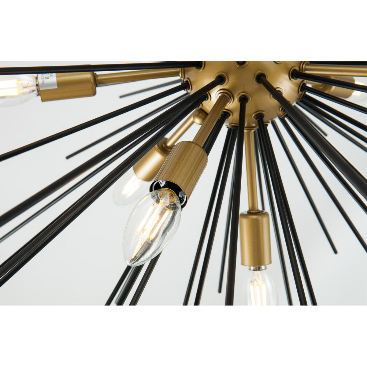 Timber and black pendant light shop