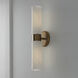 Alyssa 2 Light 5 inch Aged Brass Sconce Wall Light