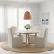 Sean Lavin Norman 1 Light 15.5 inch Matte White with Blonde Rattan Pendant Ceiling Light