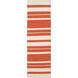 Frontier 96 X 30 inch Terracotta, Khaki Rug