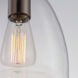 Babylon 1 Light 7 inch Satin Nickel Single Pendant Ceiling Light
