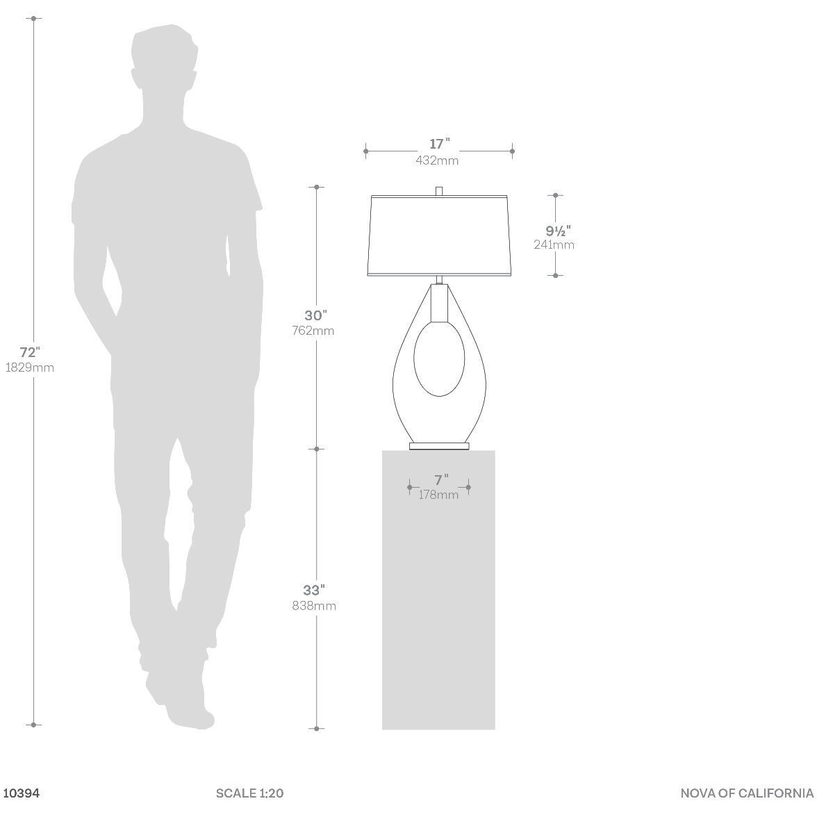 Pearson 30 inch 23.00 watt Ebony and Weathered Brass Table Lamp Portable Light