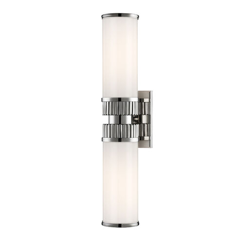 Harper 2 Light 5.25 inch Polished Nickel Bath and Vanity Wall Light