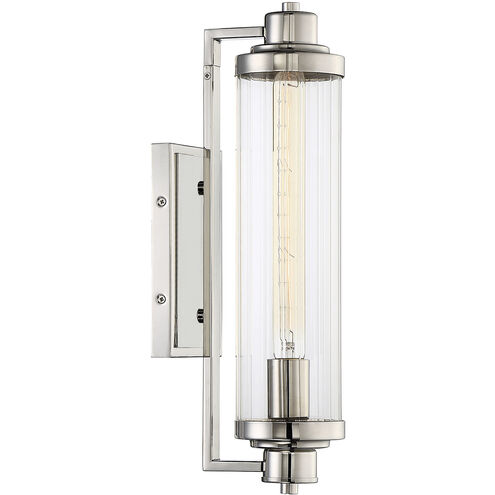 Pike 1 Light 4.75 inch Polished Nickel Wall Sconce Wall Light, Essentials