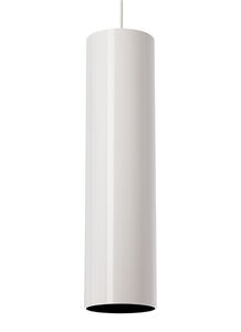 Piper LED 3 inch White Pendant Ceiling Light in Gloss White, Monopoint