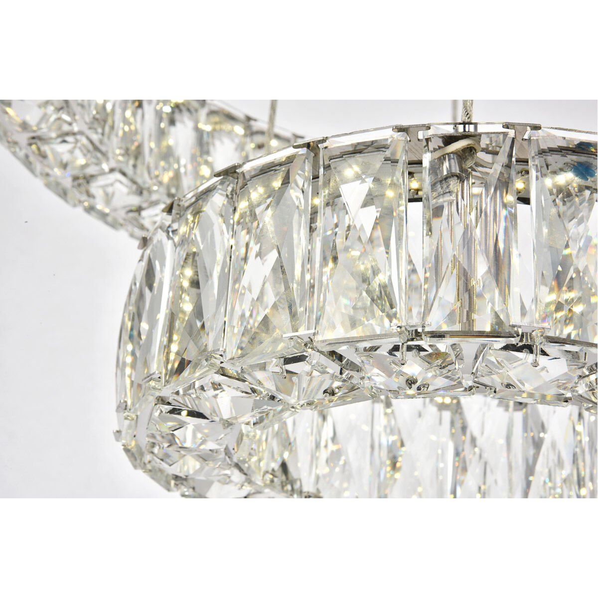 Monroe LED 18 inch Chrome Pendant Ceiling Light