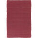 Juno 96 X 60 inch Bright Pink, Dark Brown Rug