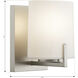 Mirelle 1 Light 6 inch Brushed Nickel Bath Sconce Wall Light