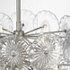 Julie Neill Gianna LED 24 inch Burnished Silver Leaf Chandelier Ceiling Light