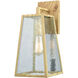 Logan 1 Light 16 inch Brown Outdoor Wall Sconce