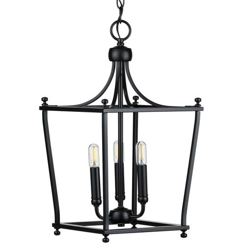 Parkhurst 3 Light 11 inch Matte Black Foyer Pendant Ceiling Light