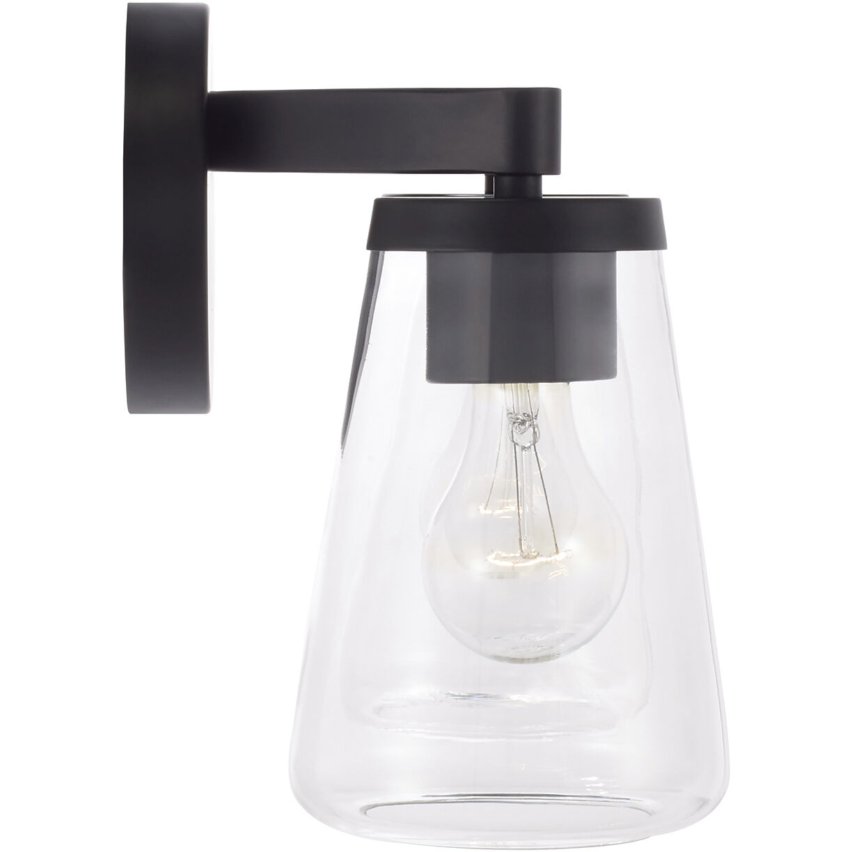 Aaron 2 Light 15 inch Matte Black Vanity Light Wall Light