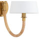 Coastal Living Treble 1 Light 7 inch Natural Wall Sconce Wall Light, Single