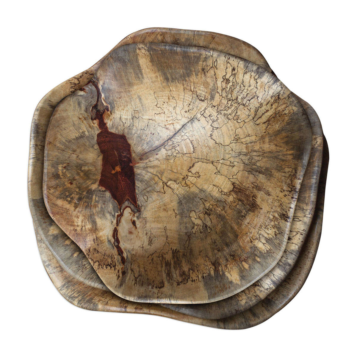 Tamarine Natural Raw Wall Art, Set of 3 