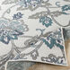 Alfresco 67 X 43 inch Pale Blue Outdoor Rug in 4 X 6, Rectangle