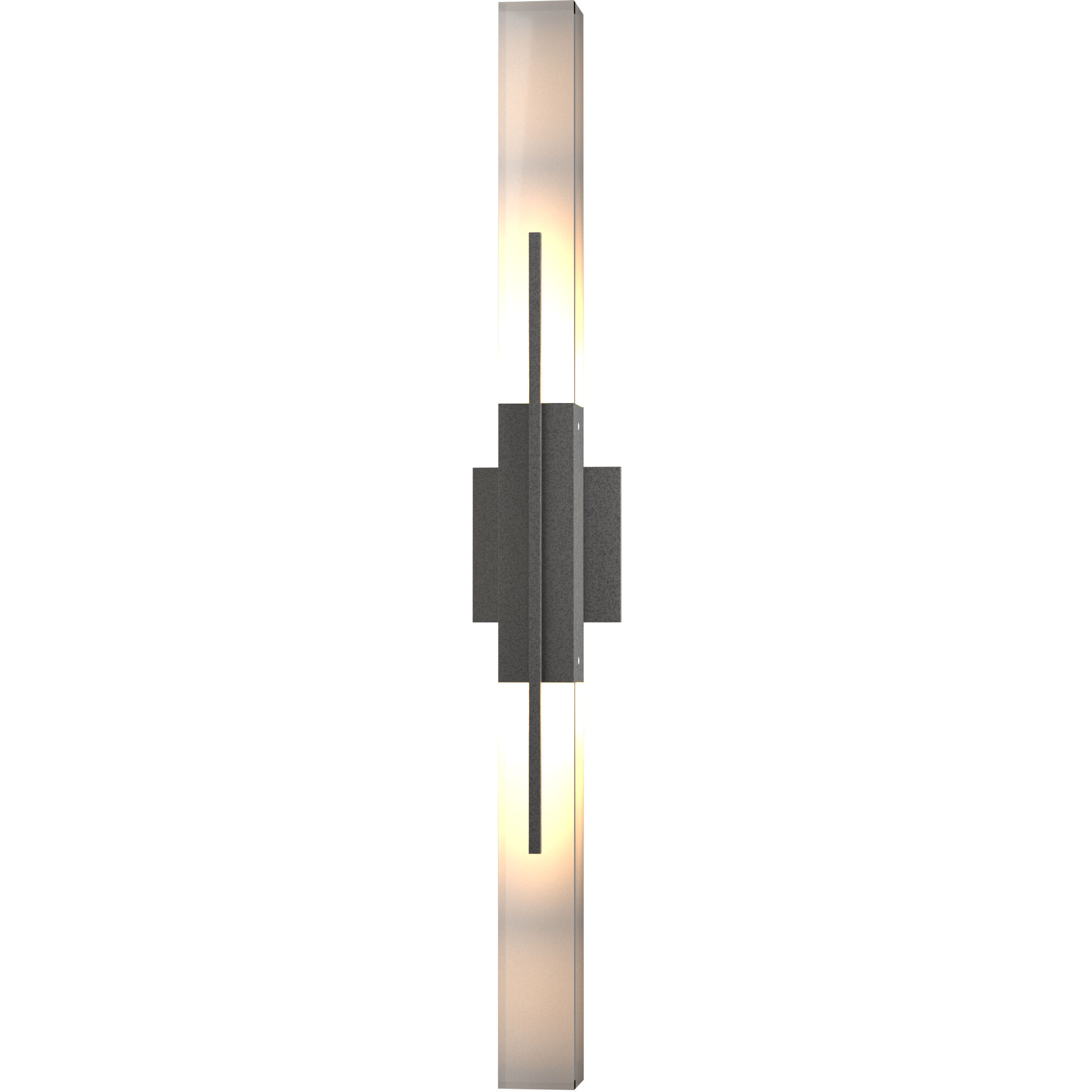 Centre 2 Light 36 inch Coastal Natural Iron Outdoor Sconce, Large - Open Box