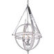 Canada 6 Light 25 inch Chrome Chandelier Ceiling Light