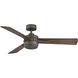 Ventus 52 inch Metallic Matte Bronze with Walnut, Metallic Matte Bronze Blades Fan