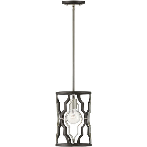 Portico 1 Light 8 inch Glacial with Metallic Matte Bronze Indoor Pendant Ceiling Light