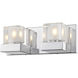 Fallon LED 12 inch Chrome Vanity Wall Light