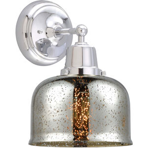 Aditi Large Bell LED 8 inch Polished Chrome Sconce Wall Light, Aditi