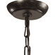 Circeo 1 Light 10 inch Deep Rust Mini Pendant Ceiling Light