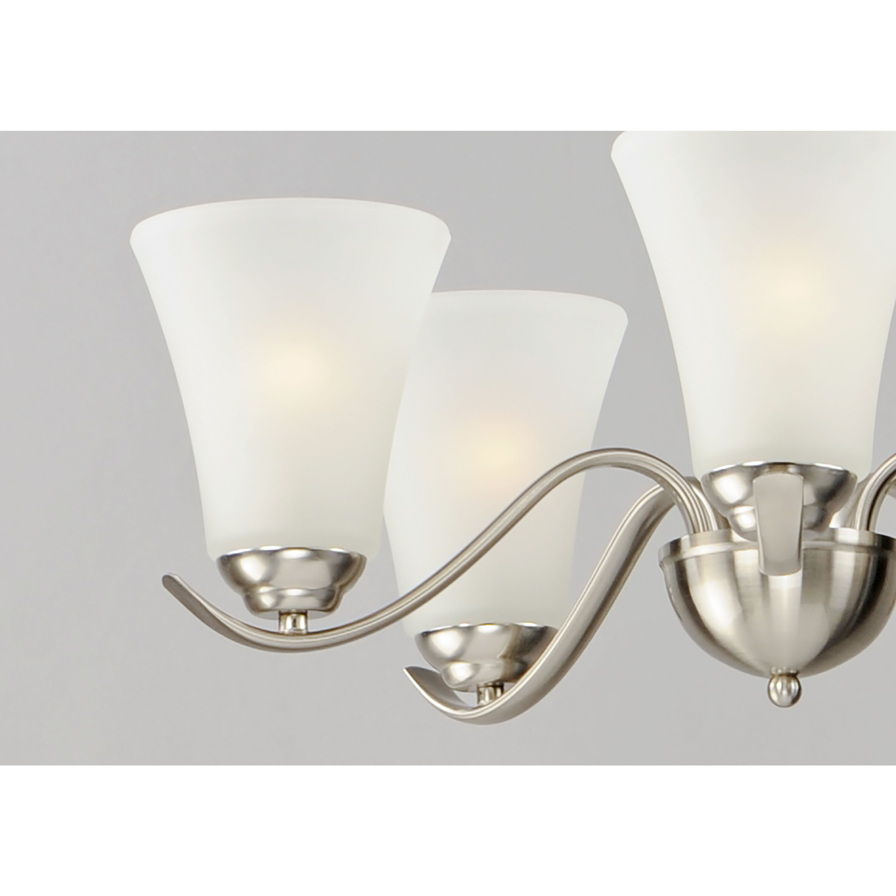 Vital 5 Light 23 inch Satin Nickel Chandelier Ceiling Light