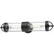 Lancaster 2 Light 4.25 inch Matte Black Vanity Light Wall Light