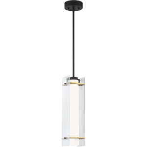 Midnight Gold LED 5.5 inch Sand Coal And Honey Gold Pendant Ceiling Light