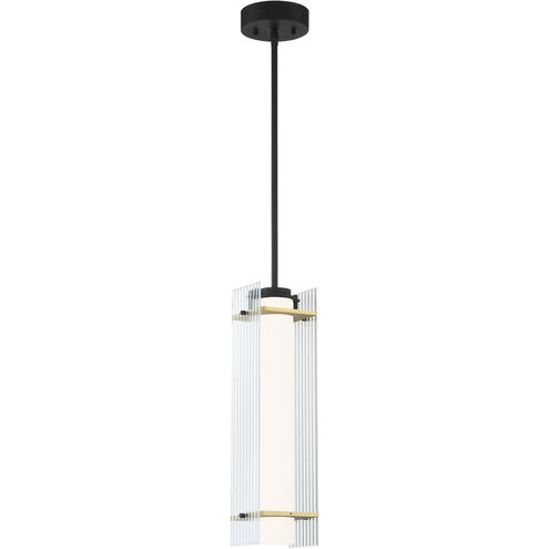 Midnight Gold LED 5.5 inch Sand Coal And Honey Gold Pendant Ceiling Light