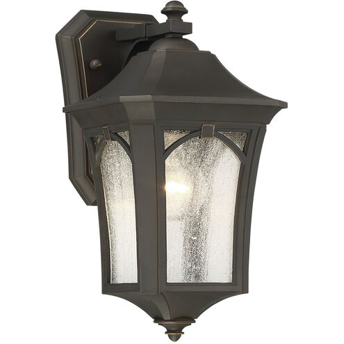 Minka-Lavery Solida 1 Light 12 inch Oil Rubbed Bronze/Gold Outdoor Wall Mount, Great Outdoors 71211-143C - Open Box