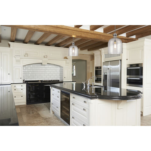 Pearson 1 Light 12 inch Polished Nickel Pendant Ceiling Light