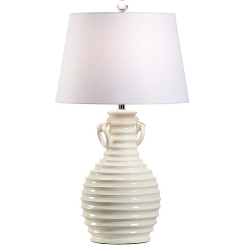 Vietri 33 inch Cream Glaze Table Lamp Portable Light