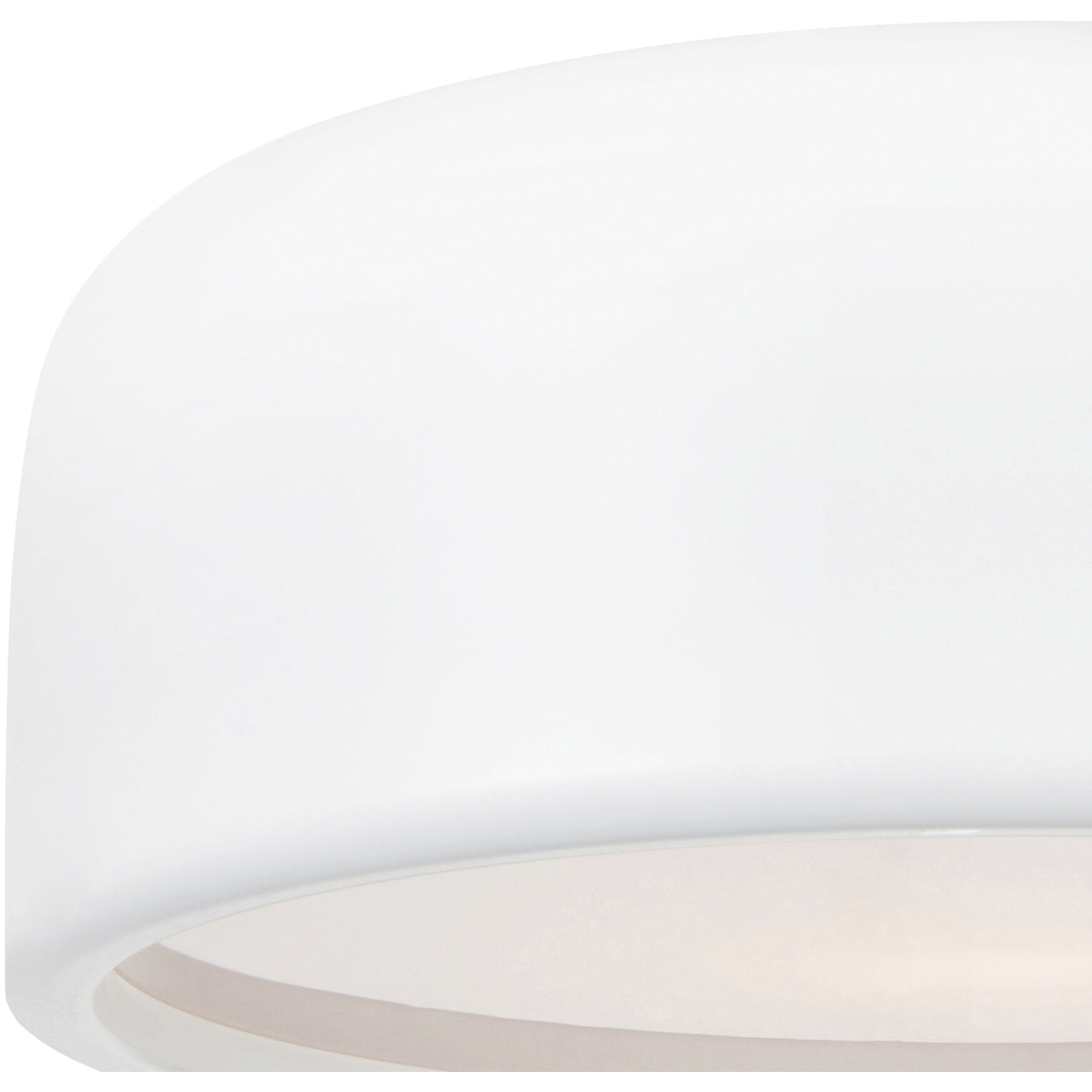 Campton 3 Light 19 inch White Drum Shade Flush Mount Ceiling Light