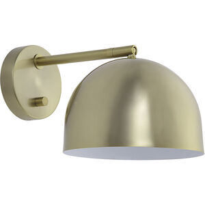 Conali 1 Light 7.65 inch Burnished Brass Wall Sconce Wall Light