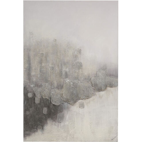 Sirius Grey/White Canvas Art