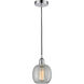 Edison Belfast 1 Light 6 inch Polished Chrome Mini Pendant Ceiling Light