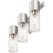 Midtown 3 Light 18 inch Brushed Nickel Bath Vanity Wall Light