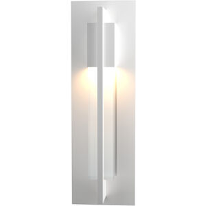 Axis 1 Light 15 inch Coastal White Outdoor Sconce, Small