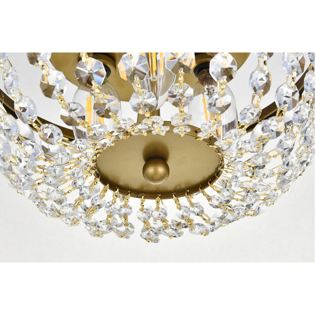 Gianna 3 Light 10 inch Brass Pendant Ceiling Light