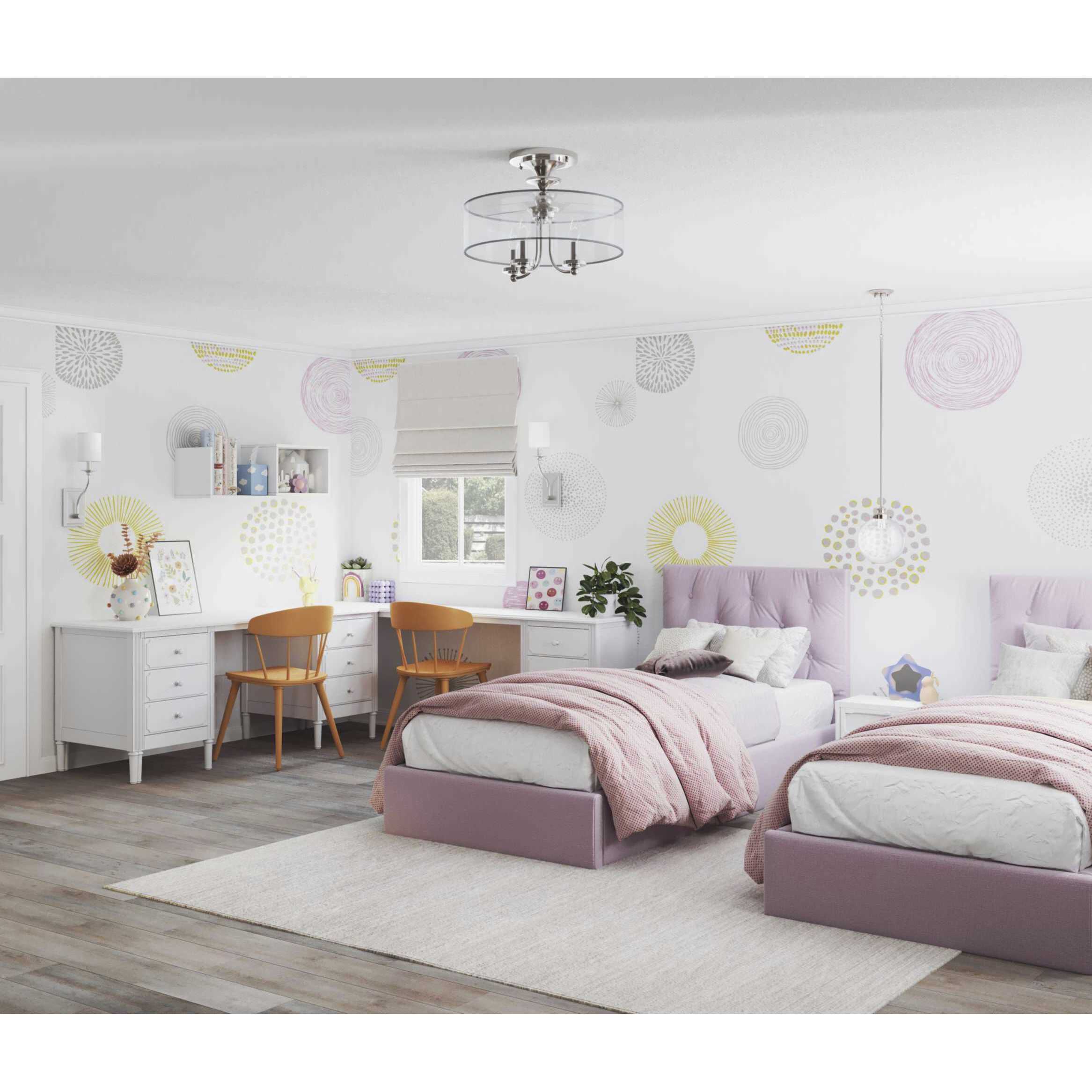 Penn 1 Light 9.75 inch Polished Nickel Pendant Ceiling Light, Medium