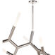 Traveler 13 Light 49 inch Polished Nickel Chandelier Ceiling Light, Large