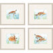 Animals Collection Blue Framed Art