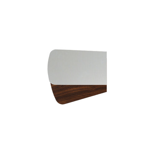 Fort Worth Satin Nickel/Walnut Set of 5 Fan Blades, Set of 5