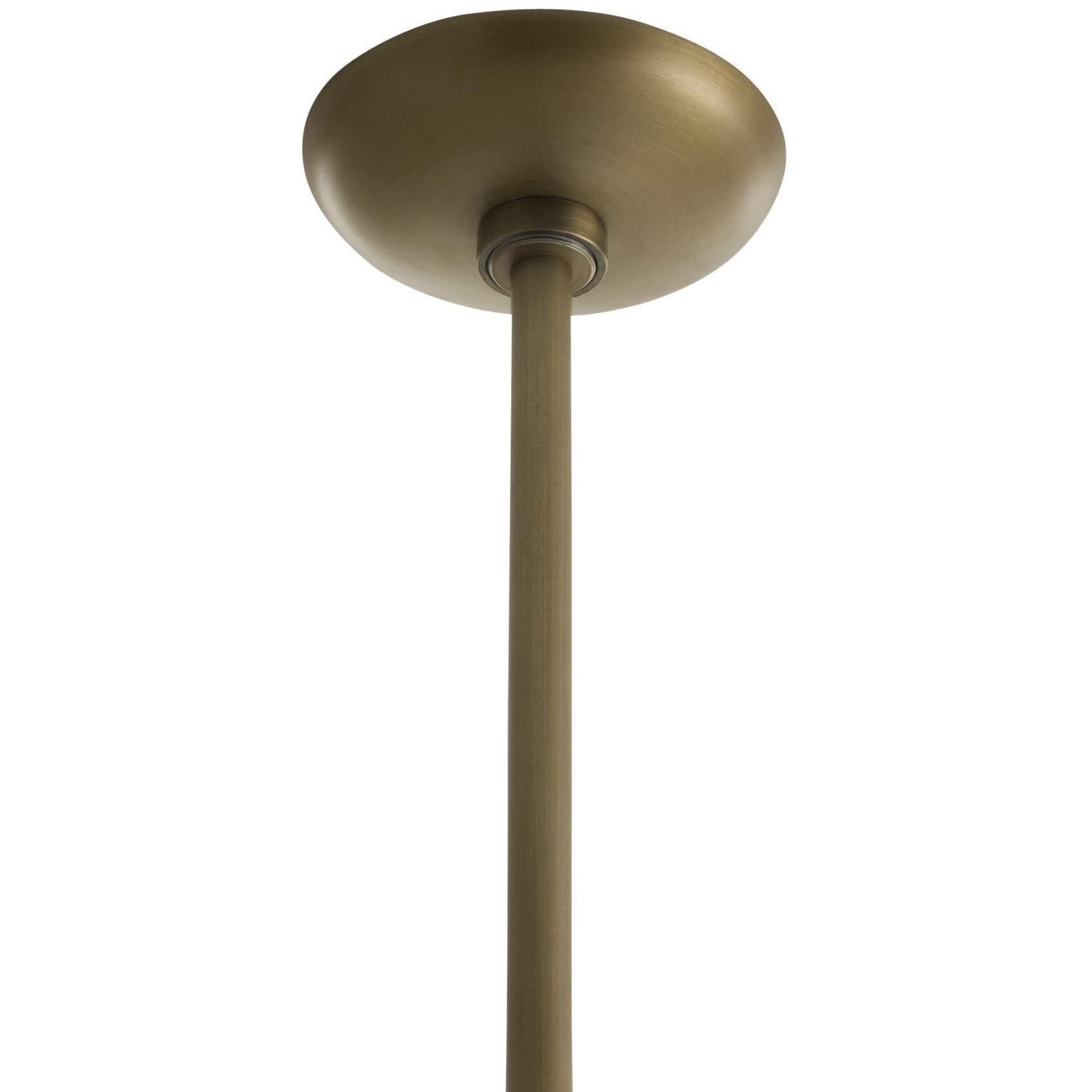 Karlsen 3 Light 23 inch Antique Brass Semi-Flush Mount Ceiling Light