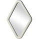 Diamond 33 X 25 inch Whitewash with Mirror Wall Mirror