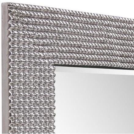 Lancelot 40 X 30 inch Nickel Mirror