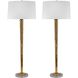 Mercury Glass 37 inch 100 watt Gold Mercury Buffet Lamp Portable Light in Incandescent